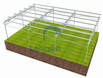 Landwirtschaftliche Gewächshaus-Solarmontagestruktur